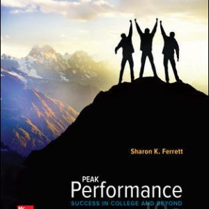 Test Bank for Peak Performance: Success in College and Beyond 10th Edition Ferrett