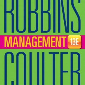 Solution Manual for Management 13th Edition Robbins