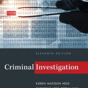 Test Bank for Criminal Investigation 11th Edition Hess