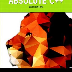 Solution Manual for Absolute C++ 6th Edition Savitch