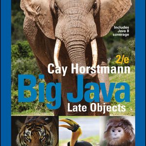 Solution Manual for Big Java Late Objects 2nd Edition Horstmann