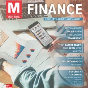 M Finance 6th Edition Cornett - Solution Manual