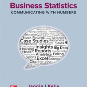 Business Statistics: Communicating with Numbers 4th Edition Jaggia - Test Bank