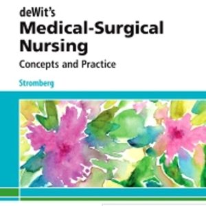 deWit’s Medical-Surgical Nursing 4th Edition Stromberg - Test Bank