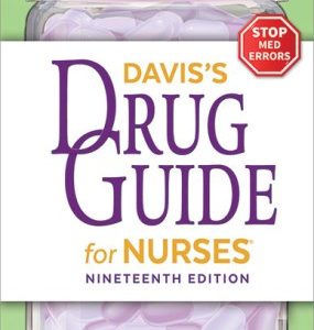 Davis's Drug Guide for Nurses 19th Edition Vallerand - Test Bank