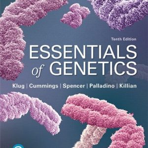 Essentials of Genetics 10th Edition Klug - Test Bank