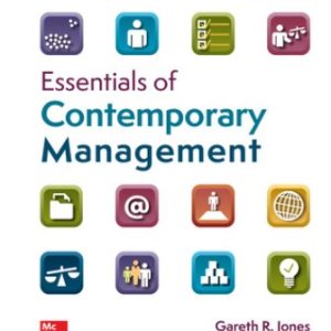 Essentials of Contemporary Management 10th Edition Jones - Solution Manual