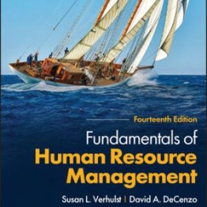 Fundamentals of Human Resource Management 14th Edition Verhulst - Test Bank