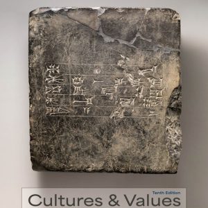 Cultures and Values: A Global View of the Humanities Volume I 10th Edition Fichner-Rathus - Test Bank