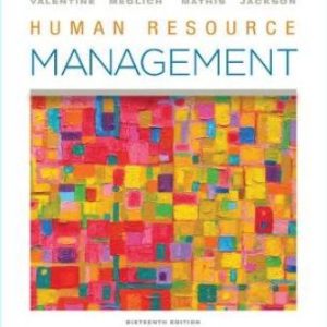 Human Resource Management 16th Edition Valentine - Test Bank